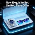 thumbnail image 5 of The Latest AI Translation Glasses And Quartz Watch Offer Translation in 164 Languages, Feature Blue Light Protection, Support Hands-Free Calls And Music Playback, And Have an Extended Battery Life, 5 of 6