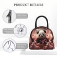 thumbnail image 4 of Rocae Cute Cloud Panda for Leakproof Lunch Box for Adults, Wide Opening Lunch Tote Bag, Reusable Lunch Cooler Bag, 4 of 6