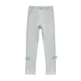 thumbnail image 2 of HOMADLES Girls Jogger Pants Elastic Waist Stretch Outdoor Hiking Lightweight Drawstring Joggers Sweatpants Gray 2 T, 2 of 5