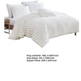 thumbnail image 5 of Sieno 4pc King Comforter Set, White Faux Fur and Micro Mink Backing, 5 of 6
