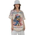 thumbnail image 4 of Democratic Yorkshire Terrier Making Woof Count Election 2024 Hawaiian Shirt Breathable Summer Unisex Merch Yorkie Dog Lover Gifts - 01001, 4 of 6