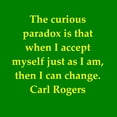 thumbnail image 3 of CafePress - Carl Rogers Quote Women's Dark Pajamas - Women's Short Sleeve Print T-Shirt and Pants Dark Cotton Pajama Set, 3 of 7