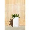 thumbnail image 6 of Veradek Block Series Pedestal Short 26" Plastic Planter - White, 6 of 11