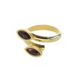 thumbnail image 1 of Anillo para Mujer con Cristal Fino Swarovski Navette–  Bañado en Oro 14k– Anillo Elegante y Brillante-Aretes de Mujer de Moda, Joyería para Mujer de Moda– Regalo especial Ortiz Espinosa Temporada, 1 of 2