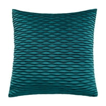 TACILIP Pillowcase, Solid Colour Velvet Pleated Pillows Set Sofa Cushion Bedside Cushion Office Lumbar Support Lumbar Protection, School Supplies