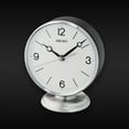 thumbnail image 2 of Seiko Hutton Desk & Table Clock, Silver, Quartz, Analog, QXG150SLH, 2 of 4