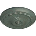 thumbnail image 3 of Ekena Millwork 12 1/4"OD x 2 1/4"P Flower Spiral Ceiling Medallion (Fits Canopies up to 2"), Hand-Painted Cloud Burst Crackle, 3 of 8
