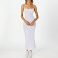 thumbnail image 1 of WILLBEST Faldas Para Mujer Vestido De Primavera Para Mujer Vestido De Tirantes De Seda Color Leche Para Verano, 1 of 3