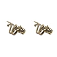 thumbnail image 1 of Qarigey Juego de anillos de aleación, anillo masculino ajustable estereoscópico exagerado, accesorios populares, suministros de joyería, vacaciones, Bronce 2piezas Qarigey CBP267205, 1 of 6