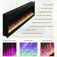 thumbnail image 4 of Mondawe 50 Inch Electric Fireplace, Recessed and Wall Mounted Fireplace, 4 of 10
