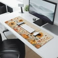 thumbnail image 2 of Happy Thanksgiving Fall Pumpkin Sunflower Large Gaming Mouse Pad Extended Mousepad Gaming with Stitched Edges, Non-Slip Base, Water Resist Keyboard Pad for Gamer, Office & Home, 31.5 X 11.8 in, 2 of 7