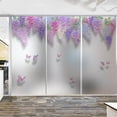 thumbnail image 6 of Pink Flower Window Film Privacy  Glass Sticker  Window Coverings Window Tint for Homedecor, 6 of 9