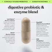 Lemme Debloat Daily Digestive Enzymes & Probiotics Capsules, 60 Count