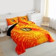 thumbnail image 3 of Castle Fairy Wild Dragon Full Size Comforter Sets,Abstract Magical Wildlife Bedding Sets, 3 of 8