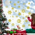 thumbnail image 5 of LHWEN Christmas Glitter Snowflake Wall Stickers Self Adhesive Decor Bedroom Living Room Home Decoration Reusable PVC Decals Easy Peel and Stick Anti-Dust Long-Lasting Festive Gift Idea, 5 of 6