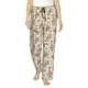 thumbnail image 1 of Fotbe Cowboy Sitting On Cow Back Pantalones de Pijama para Mujer, Pantalones de Dormir, Pantalones Pj con Cordón y Bolsillos-Large, 1 of 6