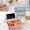 Green, variant on Reusable 3-Compartment Bento Box for Lunch - Eco-Friendly Straw Fiber Food Storage Container, Safe for Microwave & Dishwasher Use Green