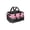 Pink, variant on Large Canvas Cleaning Caddy Pouch With Handle And Crossbody Strap, Multi-Pocket Housekeeping Stock Organizer Tote For Cleaning Materials Items Storage For Home Vehicle Office