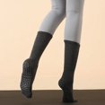 thumbnail image 1 of Calcetines de yoga de tubo largo de otoño e invierno, antideslizantes, calcetines de pilates profesionales para mujer en la parte inferior de bucle de tubo de algodón absorbente de sudor, 1 of 6
