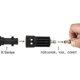 thumbnail image 2 of 1/4' Pressure Washer Conversion Adaptor For Karcher K-series Female To Parkside, 2 of 4