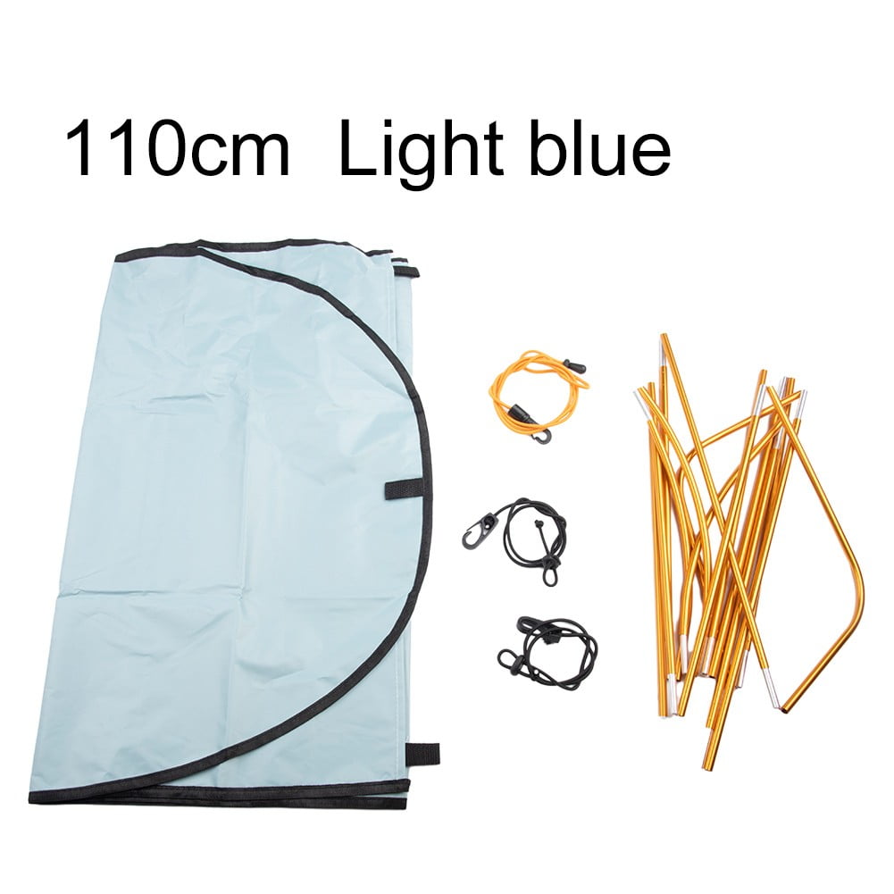 Universal Single Kayak Canoe Awning Fishings Sun Canopy 125X110Cm Folding Sunshade Tents Rain Shelters Boats Accessories