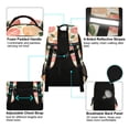 thumbnail image 4 of FORMRS Kids School Backpack Elementary Student Unisex Travel Bookbag with Reflective Stripes, Watercolor Grapefruit, 4 of 7