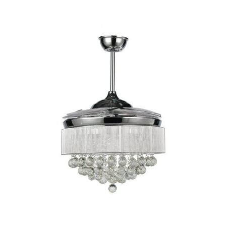 Ceiling Fans With Lights 42 Modern Led Fan Retractable Ceiling Fans With Lights 42 Modern Led Fan Retractable Blades Crystal Chandelier