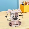thumbnail image 3 of Creative Animal Glasses Frame Cartoon Cat Sunglasses Display Frame Glasses Storage Frame Hand-carved Household Wood Decoration3D, 3 of 9