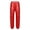 Red, variant on Kids Girls Glossy Metallic Long Pants High Waist Hip Hop Jazz Dance Bottoms Long Trousers Purple 16