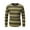 Yellow, variant on qelini Striped Sweater Shirt for Men Crewneck Pullover Sweaters Striped Long Sleeve Tops Dressy Slim Fit Fall Blouses