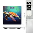 thumbnail image 2 of High Precision Body Weight Scale Smart Bathroom Scales with Large LCD Display(400lbs),Decorative for Bedroom-Colorful Sea Turtle Art Style, 2 of 4
