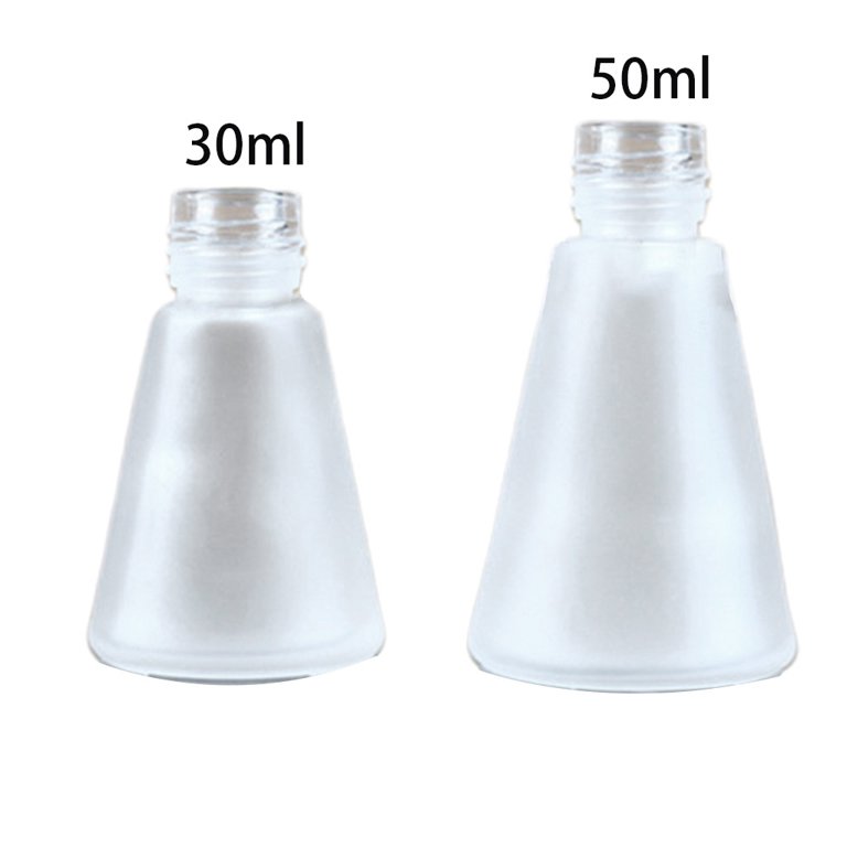 30/50ml Glass Aroma Diffuser Bottle Empty Reed Fragrance Refillable Essential  Oil Containers Office Relieve Stress Decor 