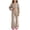 Khaki, variant on Itsame Girls 2-Piece Sweatshirt Set, Crop Relaxed Straight Leg Pants Outfit Casual Sporty Jogger Suit Khaki Size 12