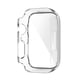 thumbnail image 3 of Estuche de vidrio templado Likrtyny para Apple Watch Series 8 7 6 5 4 SE Transparente PC Blanca, 3 of 9