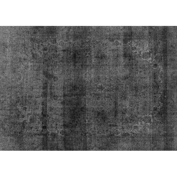 Ahgly Company Indoor Rectangle Abstract Gray Modern Area Rugs, 4' x 6'
