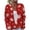 Wine, variant on Stralyhd Christmas Cardigan for Women Plus Size Buffalo Plaid Christmas Print Button Down Cardigan Sweaters Fall Fashion Lightweight Open Front Knitted Womens Sweaters Deep Red XL