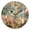 BlacK, variant on YAZAOO Decorative Wall Clock Size:25cm Underwater Flowers and Bubbles Design Pattern Clock