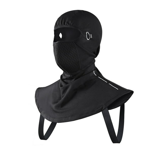 Cubierta De Cara De Esquí Pasamontañas Cubierta De Cara De Invierno Clima Frío Equipo De Cabeza Térmica Con Tira Reflectante Para Hombres Mujeres Ciclismo Al Aire Libre Esquí Snowboard qarigey OD015340-01