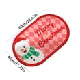 thumbnail image 3 of Lilixerw Christmas Bathroom Rugs Christmas Decorations Bathroom Super Soft Bath Mat,Microfiber Bathroom Carpet,Non-Slip Bathroom Mat Washable Bath Rug,2024 New Christmas Decoration, 3 of 7