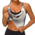 thumbnail image 3 of Balery Smiling Polar Bear Sujetadores deportivos con espalda cruzada para mujer, acolchados, sin costuras, de alto impacto, ideales para yoga, gimnasio, entrenamiento y fitness.-X-Large, 3 of 8