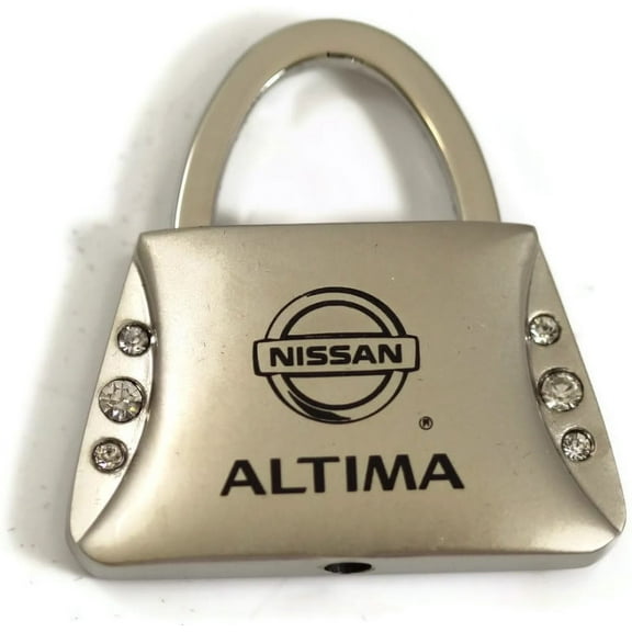 Nissan Altima Logo Jeweled Purse Clear Crystals Key Chain Fob Official Licensed