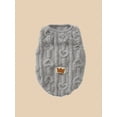 thumbnail image 1 of 1pc Pet Sweatshirt With Heart Pattern And Fleece Lining, Pet Cat And Dog Coat, Winter Sports Clothes Suitable For Small And Medium-Sized Dogs And Cats, 1 of 4