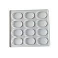 thumbnail image 2 of 3X Molde de Pastel de Policarbonato Transparente Dacquoise Oval Dakovaz Molde de Macarrón Herramienta de Decoración de Pasteles Utensilios para Hornear, 2 of 5