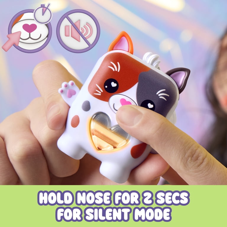 Hasbro Nano-mals Purrnelope the Calico Kitty, Electronic Pet Cat