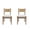 Beige Linen-Natural Wood, variant on Guyou Farmhouse Rope Woven Dining Chairs Set of 2, Armless Linen Upholstery Kitchen Chairs with 15°Inclined Woven Backrest, Natural Wood Frame Side Chairs for Kitchen Dining & Bistro, Beige