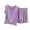 Purple, variant on fatyb Women's 2 Piece Pajamas Causal Sleeveless Tank Tops Lounge Shorts Ladies Summer Soft Sleepwear