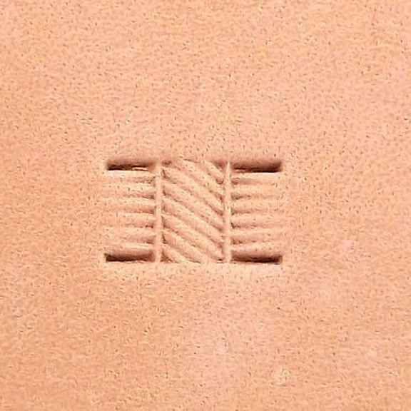 X510 Basketweave Leather Stamp 1/2" Long by Stecksstore