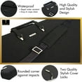 thumbnail image 6 of A2 Leather Binder Leather Portfolio Gifts For Painters Portfolio Binder Leather Padfolio Leather Folder Artist Bag Art Supplies Organizer, 6 of 9