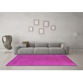 thumbnail image 3 of Ahgly Company Indoor Round Oriental Purple Industrial Area Rugs, 3' Round, 3 of 4