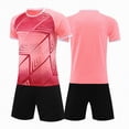 thumbnail image 4 of HCNTES Boys Athletic Shorts Set 2 Pcs Short Sleeve Boys Tee Shirts & Stretchy Athletic Youth Boy Basketball Football Shorts Kids Boys Summer School Outfit(H03-K,7-8 Years), 4 of 4